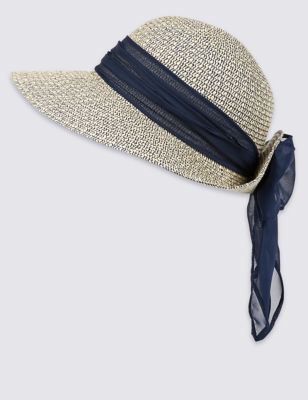 Marl Scarf Summer Hat